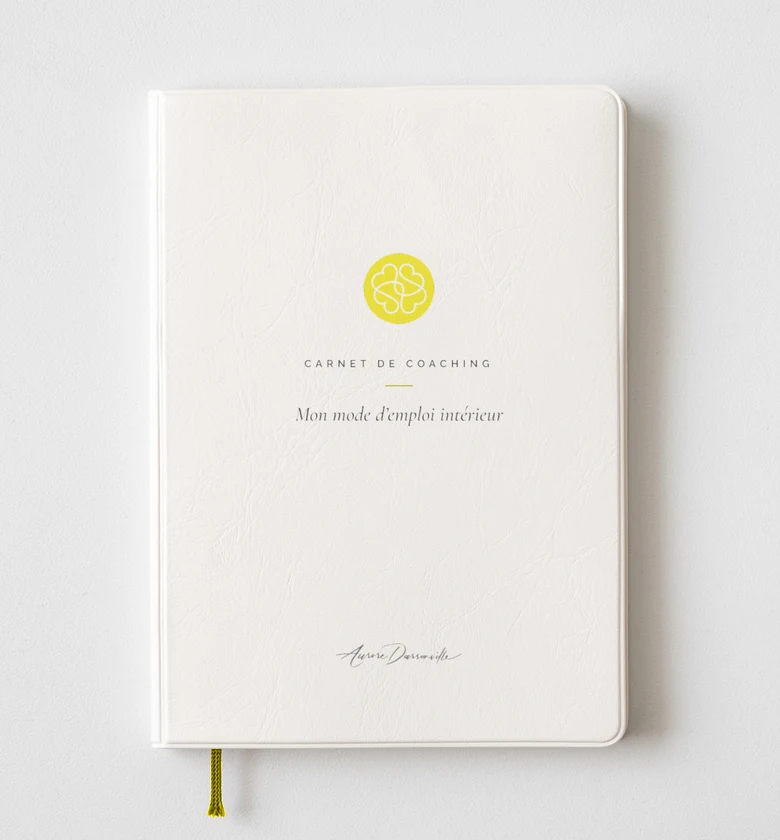 Carnet de coaching remis à chaque personne accompagnée par Aurore Darsonville